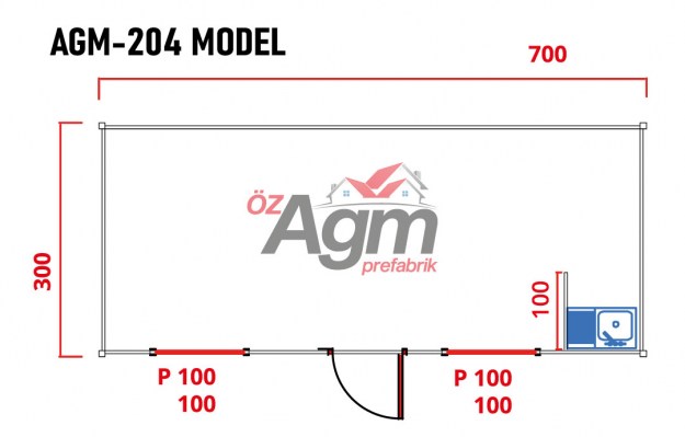 AGM 204 Konteyner Model