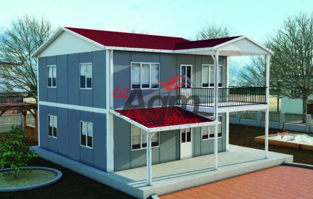 AGM 207 149M2 Dubleks Prefabrik Ev